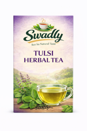 Swadly Tulsi Herbal Tea – Natural Wellness 100 gm