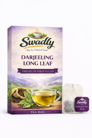 Swadly Darjeeling Long Leaf – Premium First Flush (25 Bags)