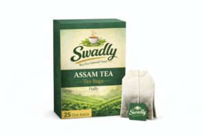 Swadly Assam Tea Bags – Strong & Refreshing (25 Bags)